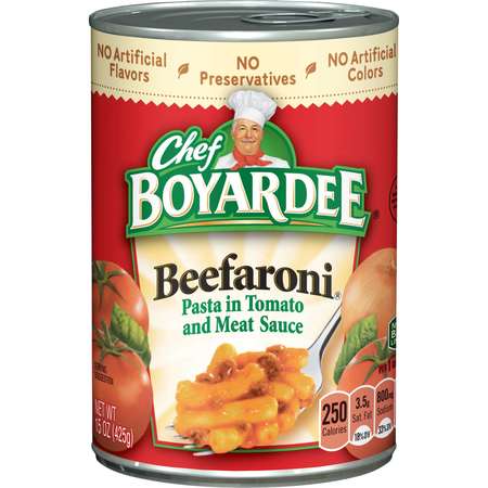 CHEF BOYARDEE Chef Boyardee Beefaroni, PK24 6414404302